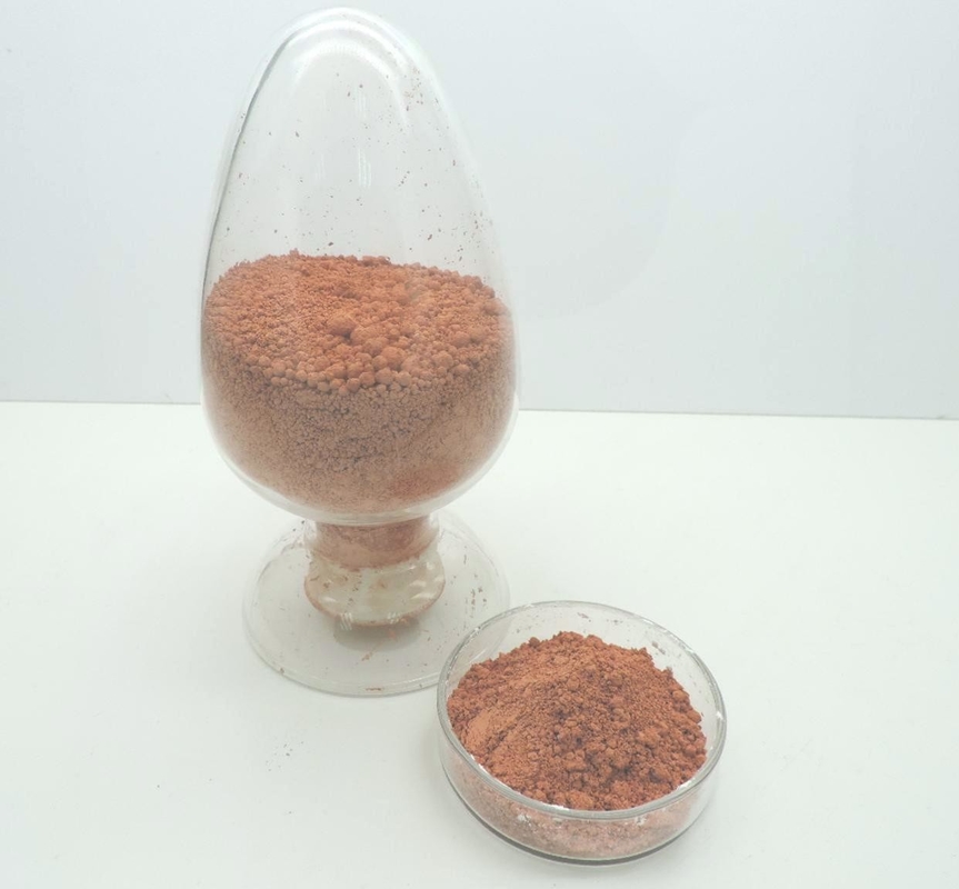 Tepi Lensa Makro Selesai Beveled Glass Polishing Powder Warna Merah Coklat
